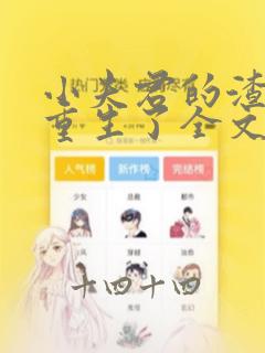 小夫君的渣攻他重生了全文免费阅读完整版