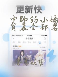 少帅的小娇妻演员表全部名单