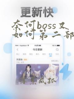 奈何boss又如何第二部