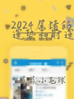 2024属猪的运势和财运怎么样呢