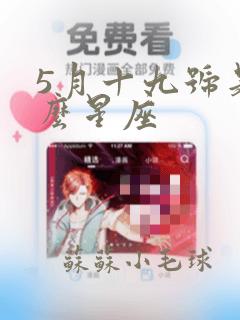 5月十九号是什么星座