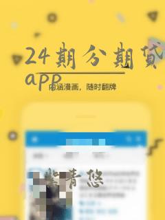 24期分期贷款app