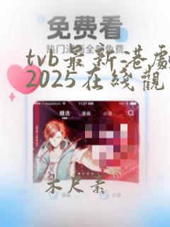 tvb最新港剧2025在线观看