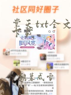 掌天txt全文下载