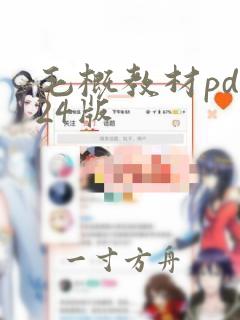 毛概教材pdf24版