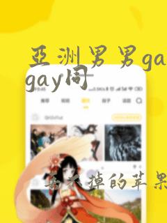 亚洲男男gaygay同