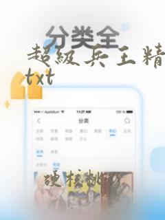 超级兵王精校版txt