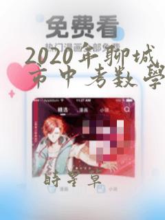 2020年聊城市中考数学试卷及答案