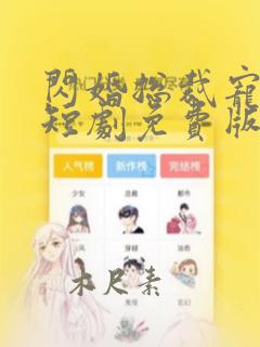 闪婚总裁宠上天短剧免费版