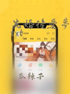 先婚后爱梦筱二txt