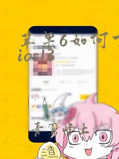 苹果6如何下载ios13