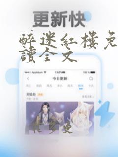 醉迷红楼免费阅读全文