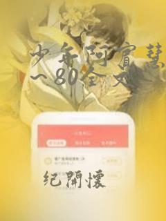 少年阿宾慧芳1～80全文