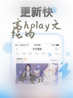 高hplay文纯肉