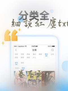 细说红尘txt