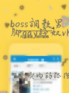 boss调教男脚gay贱奴vk