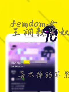 femdom女王调教男奴