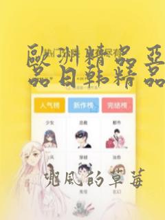 欧洲精品亚洲精品日韩精品