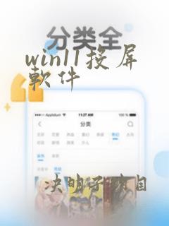 win11投屏软件