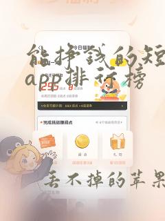 能挣钱的短视频app排行榜