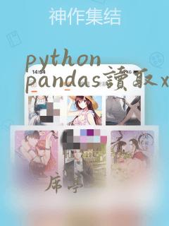 python pandas读取xlsx