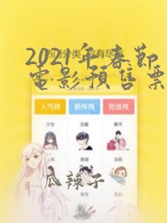 2021年春节电影预售票房