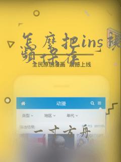 怎么把ins视频保存