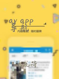 av app 导航