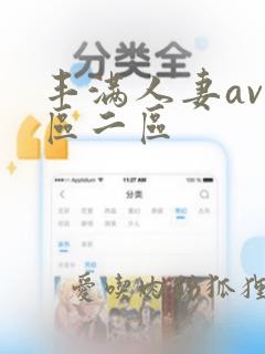 丰满人妻av一区二区