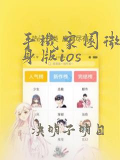 手机家园微信分身版ios