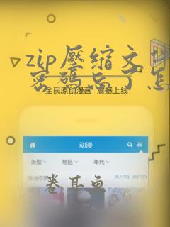 zip压缩文件密码忘了怎么解开