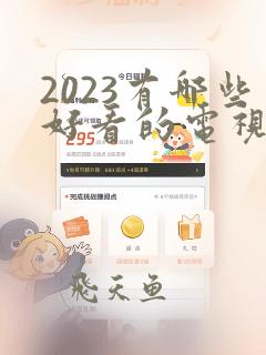 2023有哪些好看的电视剧