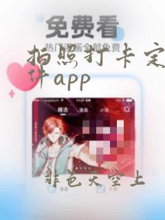 拍照打卡定位软件app