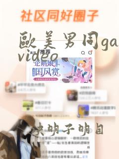 欧美男同gayvideo