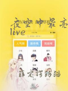 夜空中最亮的星live