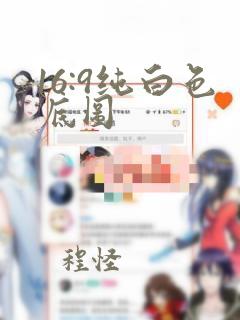 16:9纯白色底图