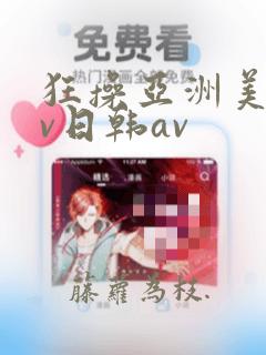 狂操亚洲美女av日韩av