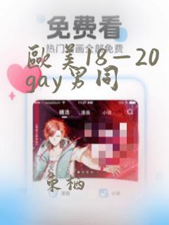 欧美18—20gay男同