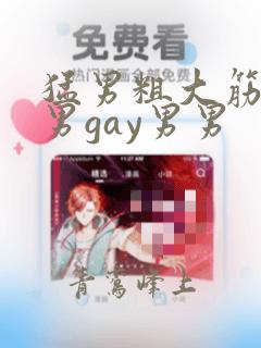 猛男粗大筋肉壮男gay男男