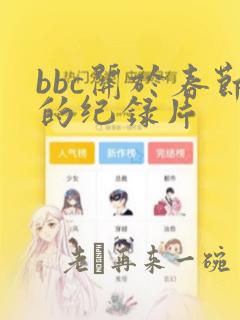 bbc关于春节的纪录片