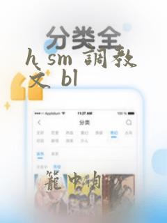 h sm 调教文 bl