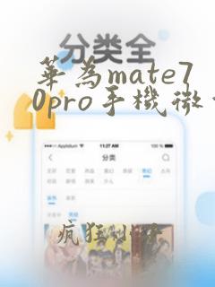 华为mate70pro手机微信可以美颜吗