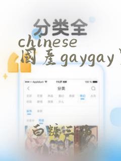 chinese国产gaygay男男网站