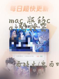 mac 版的caj阅读器