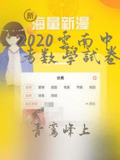 2020云南中考数学试卷真题及答案