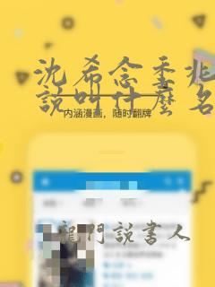 沈希念季兆川小说叫什么名字啊