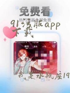 91污版app下载