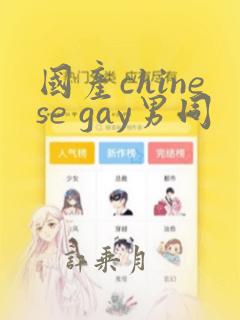 国产chinese gay男同