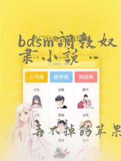 bdsm调教奴隶小说