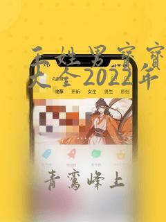 王姓男宝宝取名大全2022年